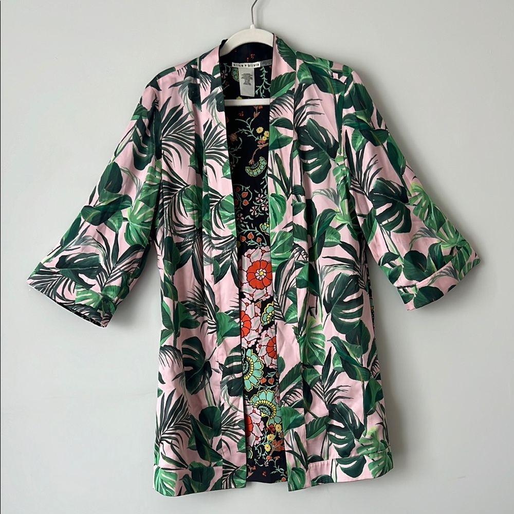 Alice + Olivia Tropical Reversible Kimono